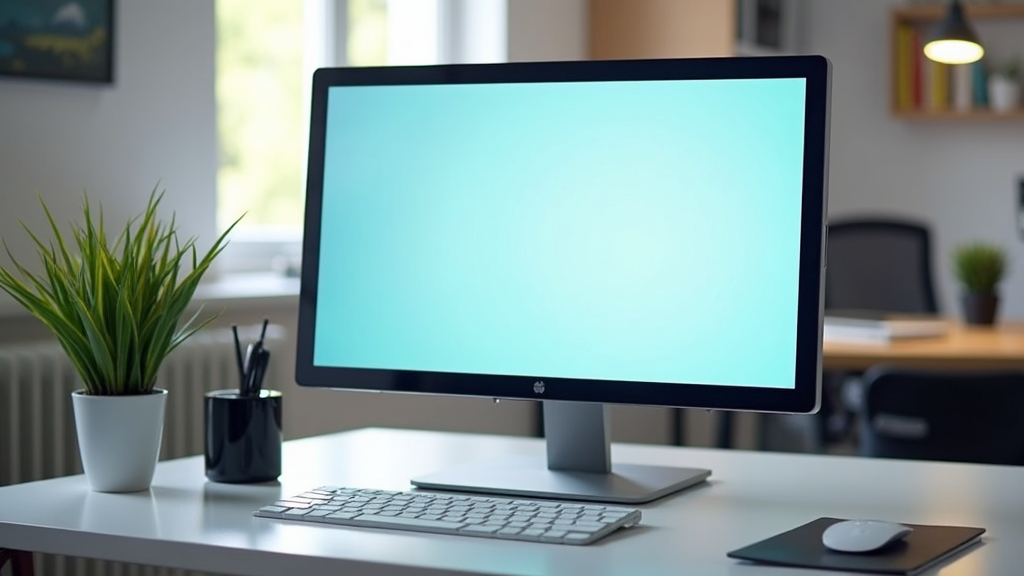Think Monitor on a modern desk setup